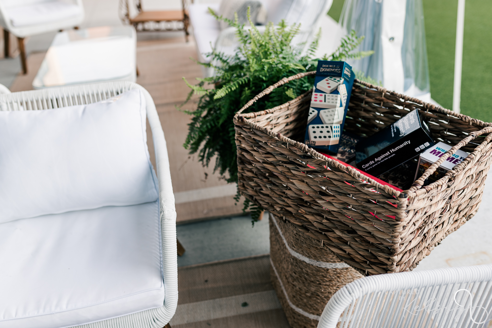 ANN-ARBOR-WEDDING-PHOTOGRAPHER-THE-COLLINS-OFF-MAIN-CAPTURED-BY-KELSEY-BLOG-4 outdoor cocktail lounge with board games