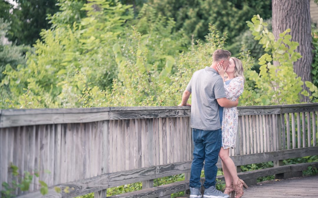 Mill Pond Park Engagement Session | Sarah & Colton | Brighton
