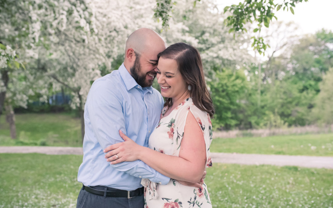 Ann Arbor Engagement Session | Amanda & Brett | Brewery & Baseball