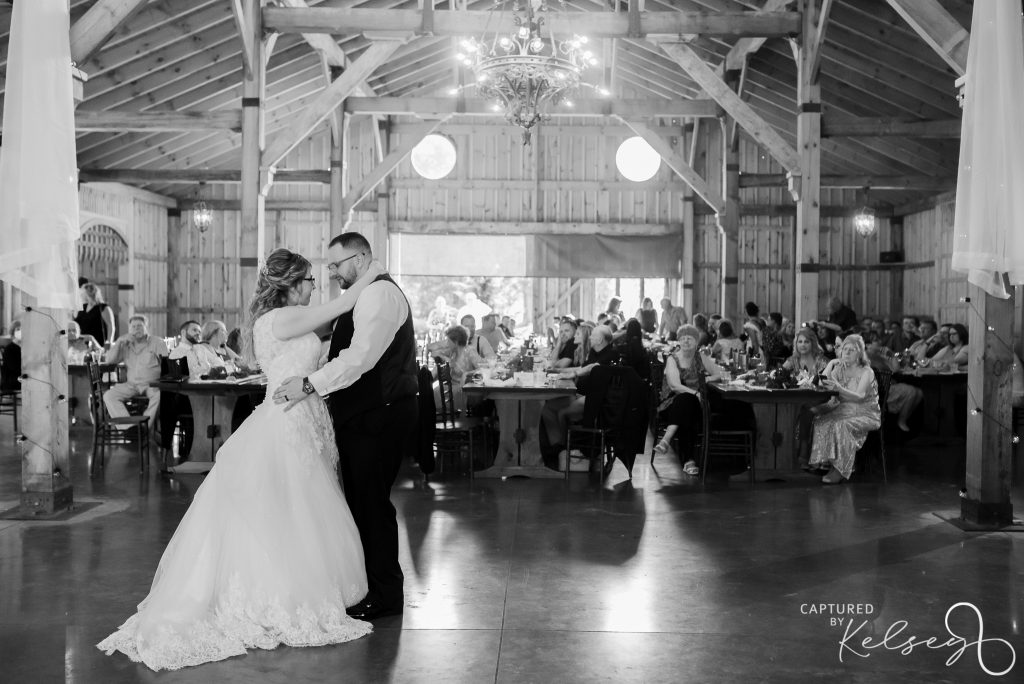 Michigan Wedding at Odins Owl bride and groom first dance