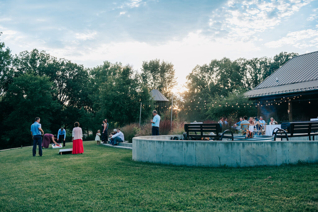 Outdoor space at Robin Hills Wedding Venue