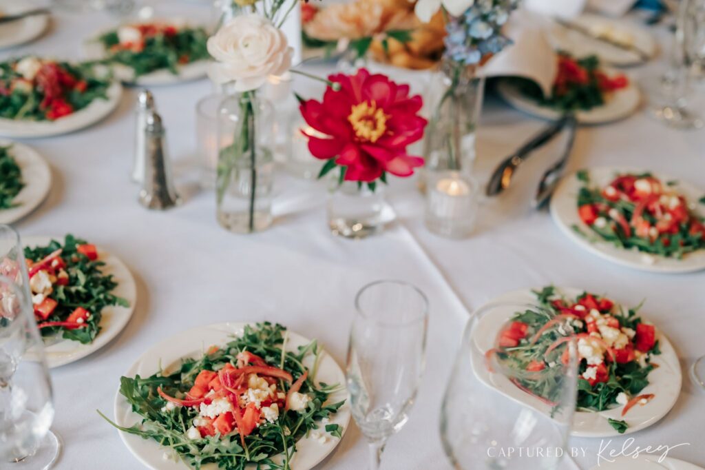 Salads at Michigan League Ballroom