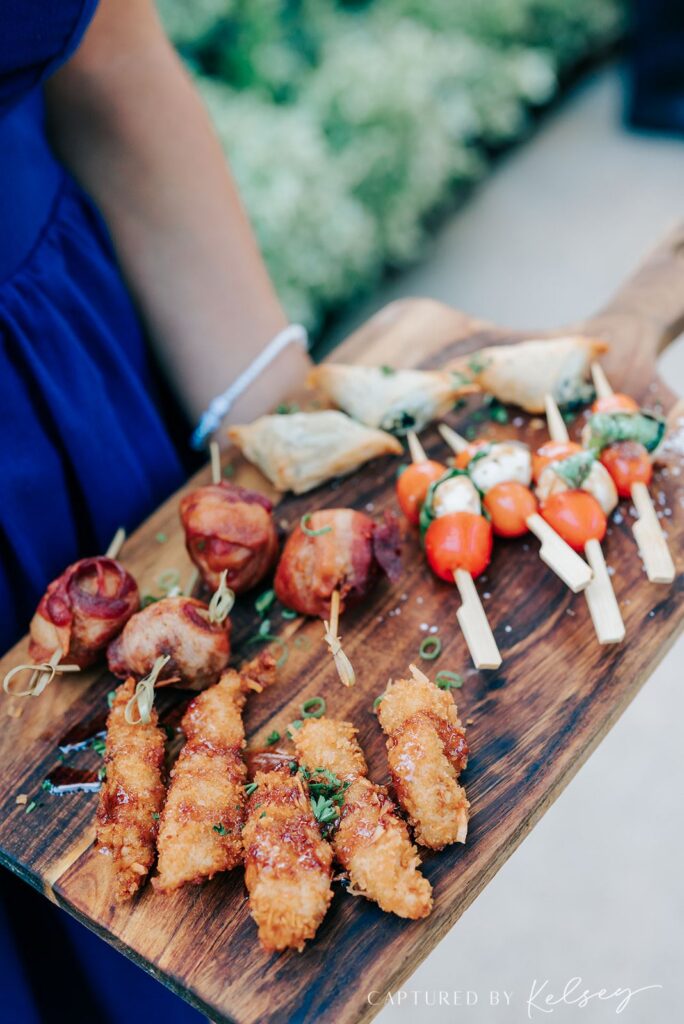Food being served at Pine Knob Carriage House